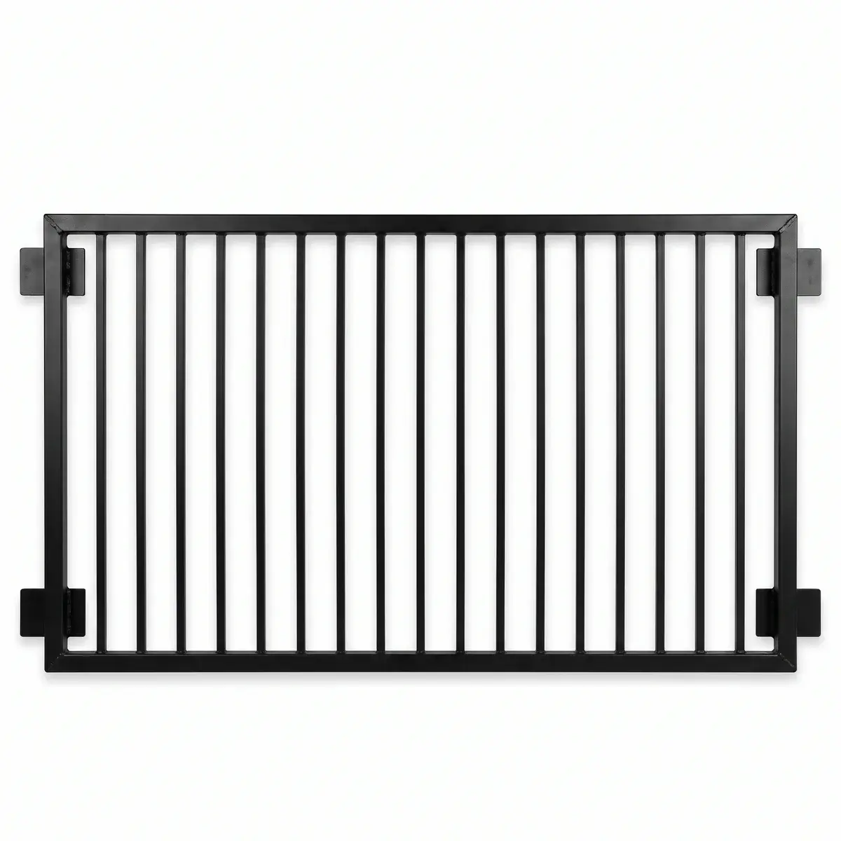 Balcon francez minimalist cu bare verticale drepte, Timișoara